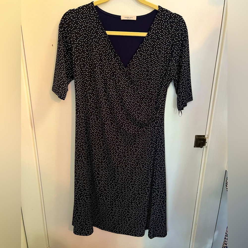 Gilli Trista Maternity Jersey Faux Wrap Dress